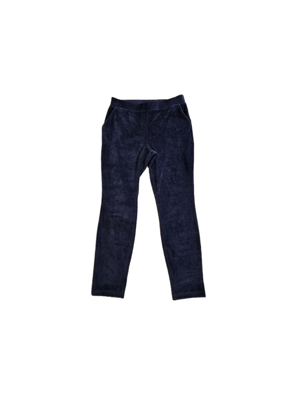 Lands' End Petite Womens Size M/P Blue Leggings Side Pockets Stretch